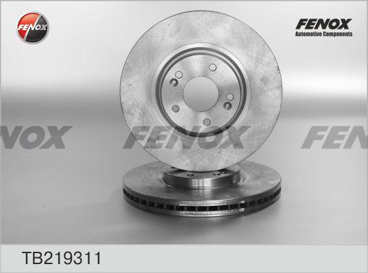 Fenox TB219311 - Disque de frein cwaw.fr