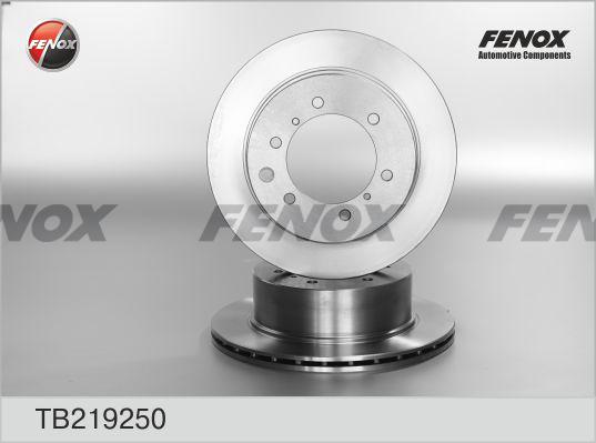 Fenox TB219250 - Disque de frein cwaw.fr