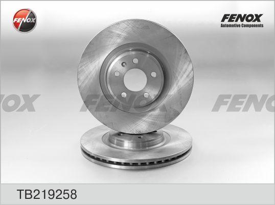 Fenox TB219258 - Disque de frein cwaw.fr