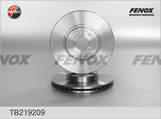 Fenox TB219209 - Disque de frein cwaw.fr