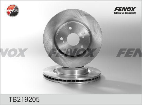 Fenox TB219205 - Disque de frein cwaw.fr