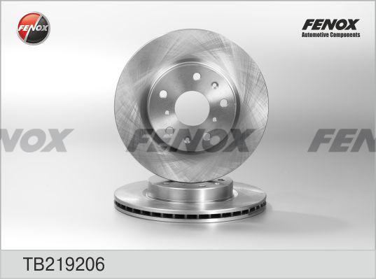 Fenox TB219206 - Disque de frein cwaw.fr