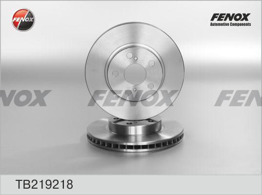 Fenox TB219218 - Disque de frein cwaw.fr