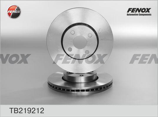 Fenox TB219212 - Disque de frein cwaw.fr