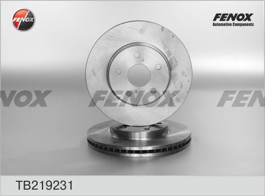 Fenox TB219231 - Disque de frein cwaw.fr