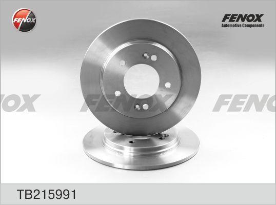 Fenox TB215991 - Disque de frein cwaw.fr