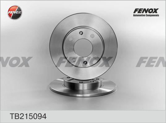 Fenox TB215094 - Disque de frein cwaw.fr