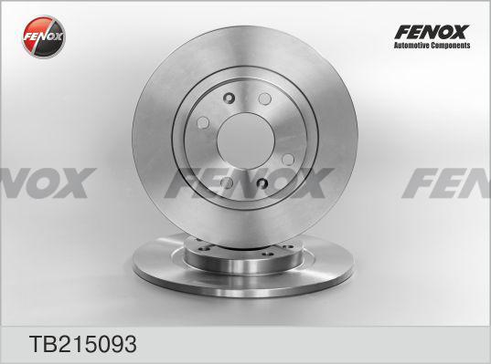 Fenox TB215093 - Disque de frein cwaw.fr