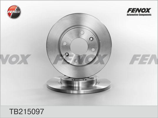 Fenox TB215097 - Disque de frein cwaw.fr