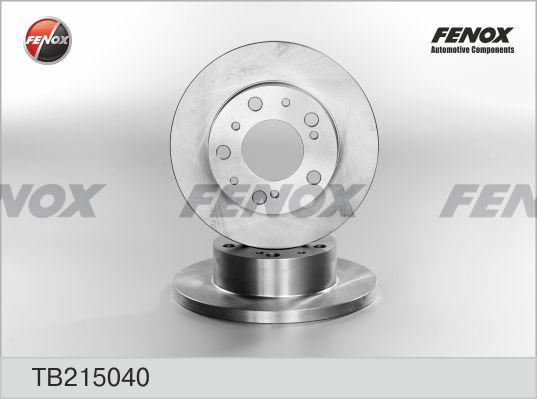 Fenox TB215040 - Disque de frein cwaw.fr