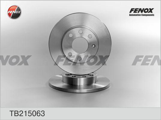 Fenox TB215063 - Disque de frein cwaw.fr