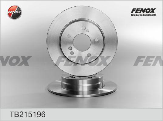 Fenox TB215196 - Disque de frein cwaw.fr