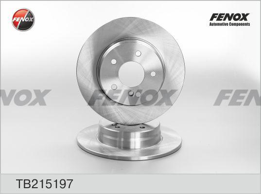 Fenox TB215197 - Disque de frein cwaw.fr