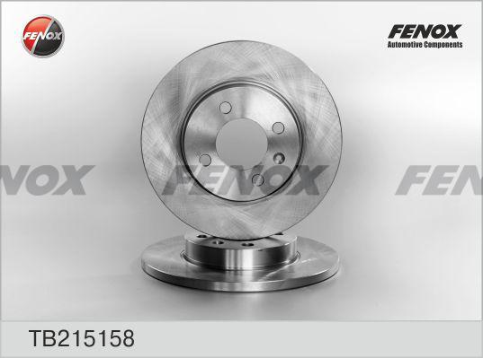 Fenox TB215158 - Disque de frein cwaw.fr