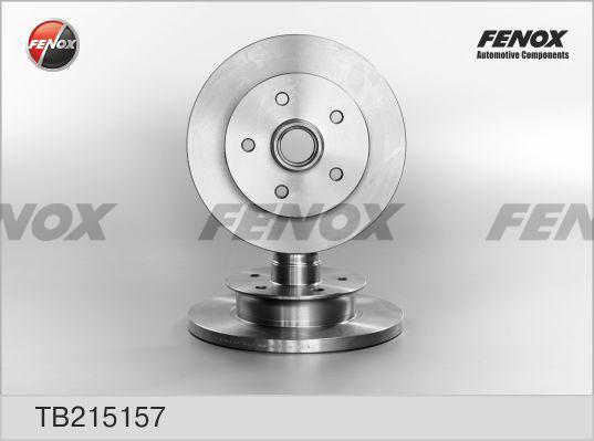 Fenox TB215157 - Disque de frein cwaw.fr