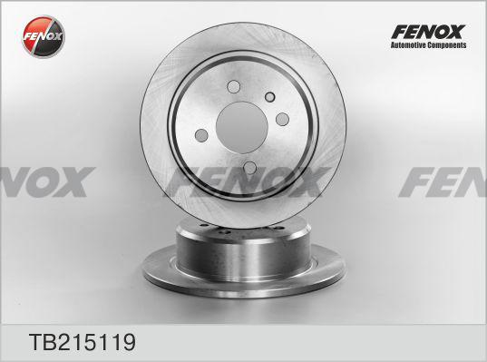 Fenox TB215119 - Disque de frein cwaw.fr