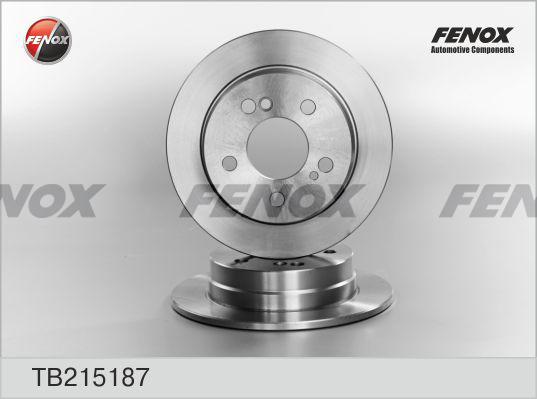 Fenox TB215187 - Disque de frein cwaw.fr