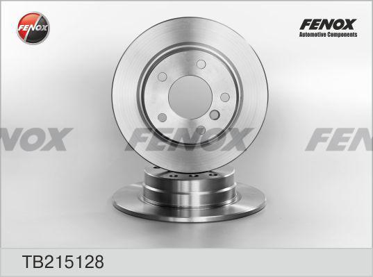 Fenox TB215128 - Disque de frein cwaw.fr