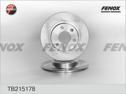 Fenox TB215178 - Disque de frein cwaw.fr