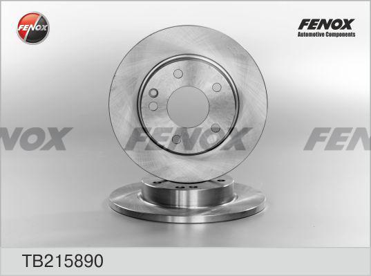 Fenox TB215890 - Disque de frein cwaw.fr