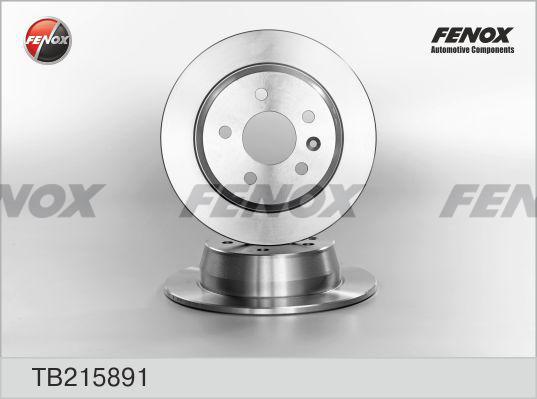 Fenox TB215891 - Disque de frein cwaw.fr