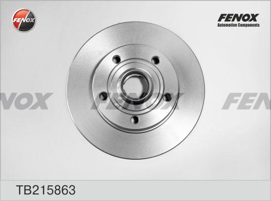 Fenox TB215863 - Disque de frein cwaw.fr