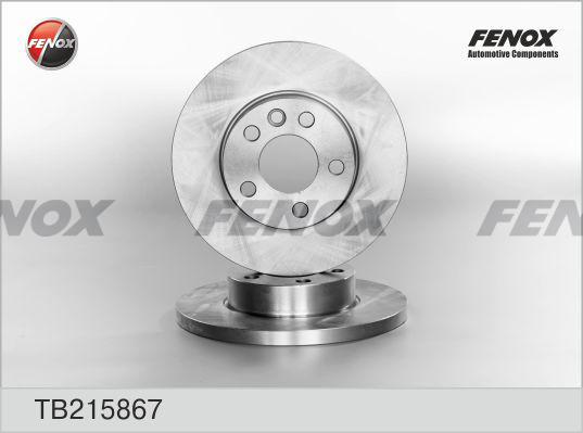 Fenox TB215867 - Disque de frein cwaw.fr