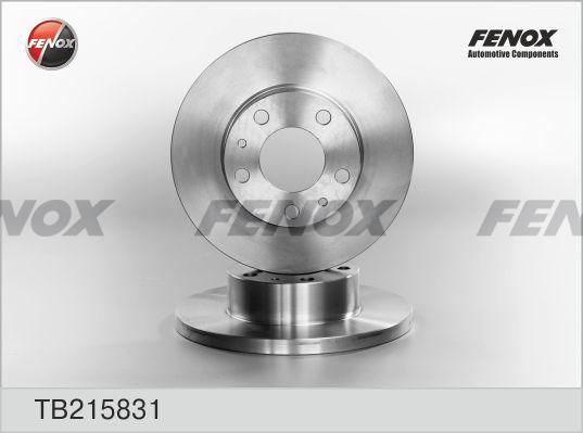 Fenox TB215831 - Disque de frein cwaw.fr