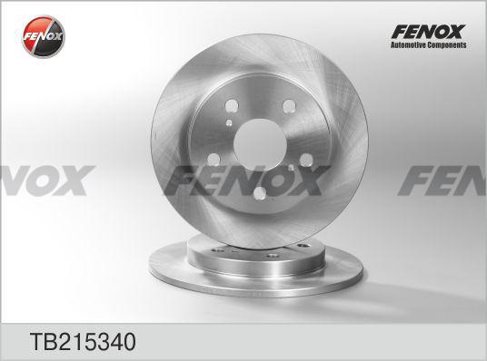 Fenox TB215340 - Disque de frein cwaw.fr