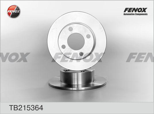 Fenox TB215364 - Disque de frein cwaw.fr