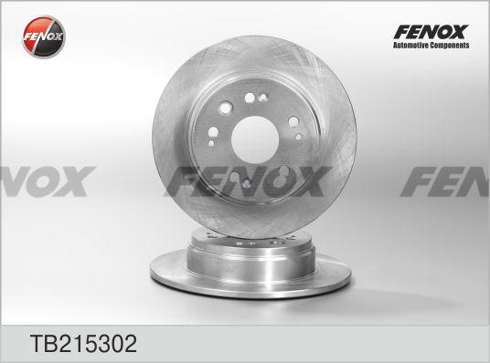 Fenox TB215302 - Disque de frein cwaw.fr