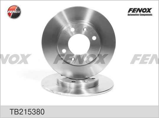 Fenox TB215380 - Disque de frein cwaw.fr