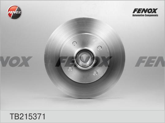 Fenox TB215371 - Disque de frein cwaw.fr