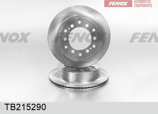 Fenox TB215290 - Disque de frein cwaw.fr