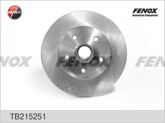 Fenox TB215251 - Disque de frein cwaw.fr