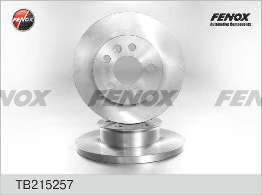 Fenox TB215257 - Disque de frein cwaw.fr