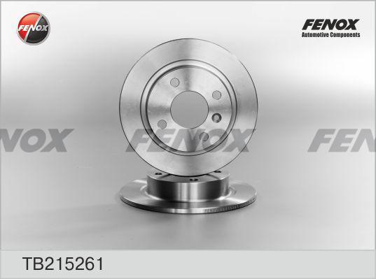 Fenox TB215261 - Disque de frein cwaw.fr