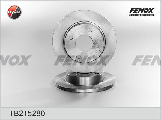 Fenox TB215280 - Disque de frein cwaw.fr