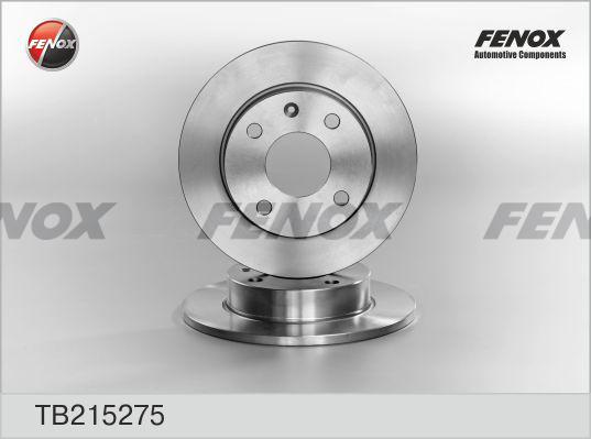 Fenox TB215275 - Disque de frein cwaw.fr