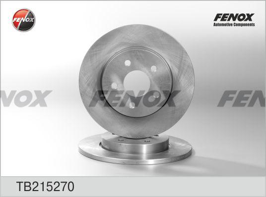 Fenox TB215270 - Disque de frein cwaw.fr