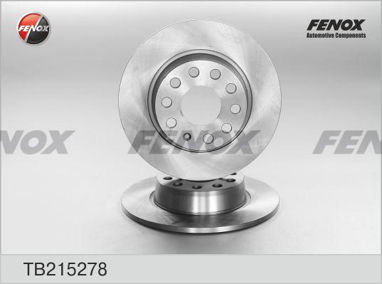 Fenox TB215278 - Disque de frein cwaw.fr