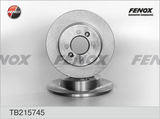 Fenox TB215745 - Disque de frein cwaw.fr