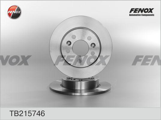 Fenox TB215746 - Disque de frein cwaw.fr