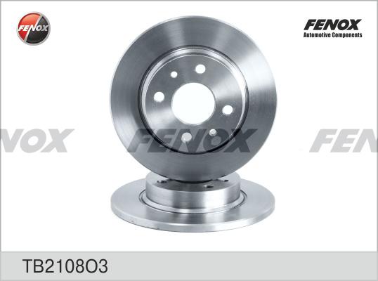 Fenox TB2108O3 - Disque de frein cwaw.fr