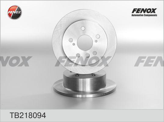 Fenox TB218094 - Disque de frein cwaw.fr