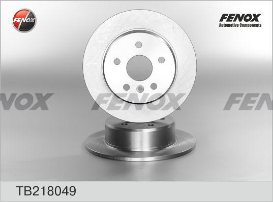 Fenox TB218049 - Disque de frein cwaw.fr