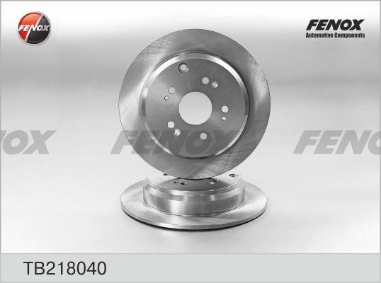 Fenox TB218040 - Disque de frein cwaw.fr