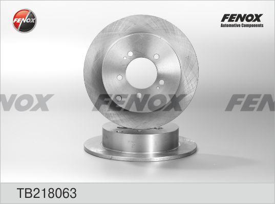 Fenox TB218063 - Disque de frein cwaw.fr