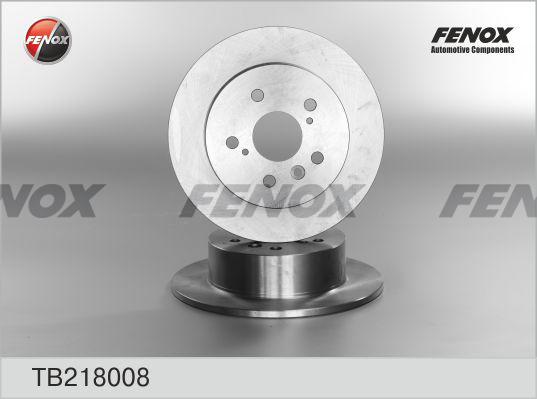 Fenox TB218008 - Disque de frein cwaw.fr