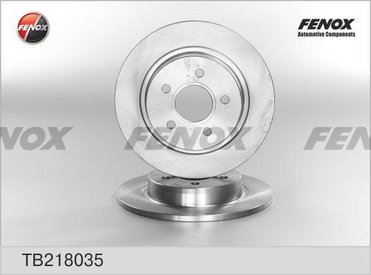 Fenox TB218035 - Disque de frein cwaw.fr